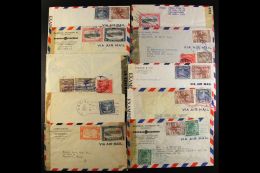 1942-1945 CENSORED COVERS. An Interesting Group Of Commercial Censor Covers Addressed To USA, Mostly With Multiple... - Salvador