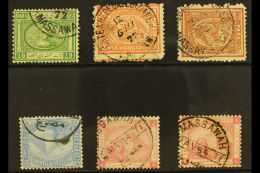 USED AT MASSAWA (ERITREA) 1867 - 1879 Range Of Pyramid Stamps Cancelled By Cds's Of The Egyptian PO At Massawa.... - Autres & Non Classés