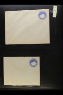 POSTAL STATIONERY 1887-1892 ENVELOPES & WRAPPERS UNUSED COLLECTION Presented On Sleeved Pages. Includes... - Andere & Zonder Classificatie