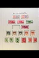 BRITISH FORCES 1932-9 MINT & USED COLLECTION - Incl. 1932- 1pi Deep Blue & Red Seals With Both... - Other & Unclassified