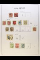 1855-1915 COLLECTION On Pages, Inc 1855 3c & 1866 3c (both With 4 Margins) Used, 1873-1902 Perf 14x13½... - Dänisch-Westindien