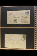 EARLY TO MODERN COVERS AND CARDS COLLECTION Interesting 2 Volume Collection With A Wide Range Of Postal Stationery... - Andere & Zonder Classificatie