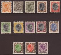 1918-20 King Christian Definitives Complete St, Mi 97/109, Fine Mint. (13 Stamps) For More Images, Please Visit... - Other & Unclassified