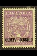 1932 40c Reddish Lilac Air "Correo Aereo" INVERTED OVERPRINT Variety (SG 418a, Sanabria 131a), Fine Mint, Very... - Colombie