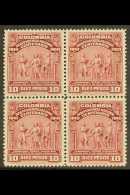 1910 RARITY 10p Lake, Centenary Of Independence, SG 352, Superb NHM Block Of 4. Rare And Spectacular Piece. Cat... - Kolumbien