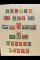 1937-52 ALL DIFFERENT USED COLLECTION A King George VI Collection On Printed Album Pages Complete For The Postage... - Andere & Zonder Classificatie