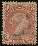 1868 3c Brown Red Showing WATERMARK, SG 58b, Fine Used. For More Images, Please Visit... - Otros & Sin Clasificación