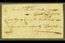 1838 Entire From County Donegall, Ireland, Addressed To Perth, Upper Canada, Forwarded To Port Sarnia, Bearing Two... - Other & Unclassified