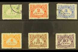 POSTAGE DUE 1939-49 Complete Set, SG D1/D6, Very Fine Used. (6 Stamps) For More Images, Please Visit... - Otros & Sin Clasificación