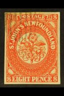 1857 8d Scarlet Vermilion, SG 8, Superb Used With Good Even Margins All Round, Bright Colour And Neat Barred Oval... - Autres & Non Classés