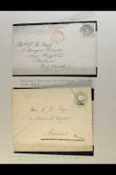 POSTAL HISTORY 1880-1922 Attractive Collection Of Covers And Cards. Includes 1880 Cover To England Bearing GB... - Levante Británica