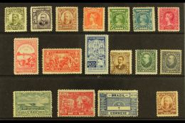 1906-17 MINT GROUP Of Issues, Incl. 1906-16 400r, 500r, 700r, 1000r, Both 2000r & 5000r, 1908/9 Commems Incl.... - Autres & Non Classés