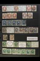 1866 USED COLLECTION - MANY INTERESTING POSTMARKS - Fabulous Looking Lot With Examples Of All Values From  20r To... - Otros & Sin Clasificación