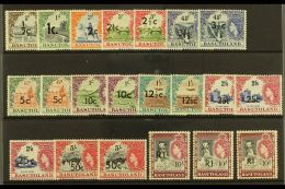 1961 Surcharged Definitive Set With Most Listed Overprint Variants, SG 58/68b, ALL DIFFERENT & Includes The... - Otros & Sin Clasificación