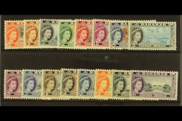 1954-63 Definitive Set, SG 201/216, Never Hinged Mint. (16) For More Images, Please Visit... - Other & Unclassified