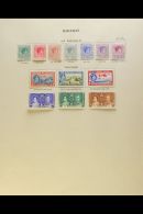 1937-52 KGVI FINE MINT COLLECTION On Printed Album Pages, COMPLETE RUN OF BASIC ISSUES Including 1938-52 Defins... - Other & Unclassified