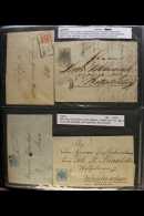 1849-1918 POSTAL HISTORY COLLECTION. An Interesting Collection Of Covers, Cards & Used Postal Stationery Items... - Autres & Non Classés