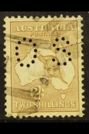 OFFICIAL 1915 1s Brown Roo Punctured "OS", SG O36, Fine Used, Nice Centering, Fresh Colour. For More Images,... - Autres & Non Classés