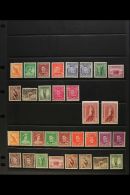 1937-53 MINT / NHM COLLECTION WITH MULTIPLES An Attractive, Chiefly ALL DIFFERENT Collection, Presented On Stock... - Andere & Zonder Classificatie