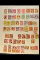 VICTORIA CANCELLATIONS COLLECTION. Stamps Selected For Their Very Attractive Postmarks On Several Album Pages With... - Other & Unclassified