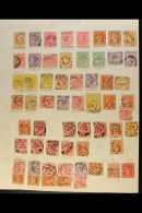 VICTORIA CANCELLATIONS COLLECTION. Stamps Selected For Their Very Attractive Postmarks On Several Album Pages With... - Altri & Non Classificati