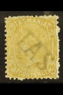 TASMANIA 1871-78 4d Buff, Perf 12, SG 153, Fine Mint. For More Images, Please Visit... - Andere & Zonder Classificatie
