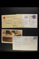 RED CROSS Postal History Collection, Nice Lot Of Commercial Covers, Each With A Red Cross Theme, Whether It Be A... - Unclassified