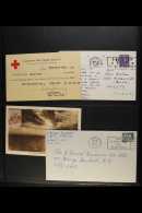 RED CROSS Postal History Collection, Nice Lot Of Commercial Covers, Each With A Red Cross Theme, Whether It Be A... - Ohne Zuordnung