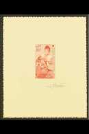 RED CROSS LAOS 1958 60k Laos Red Cross Third Anniversary, Airmail Issue, ARTIST SIGNED PROOF In Carmine, As Yvert... - Unclassified