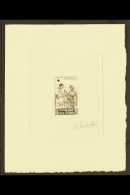 RED CROSS IVORY COAST 1964 50f Red Cross Postage Issue, ARTIST SIGNED SEPIA PROOF, As Yvert 224, Clean & Fine.... - Unclassified