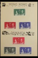BRITISH COMMONWEALTH 1937 CORONATION Omnibus Issues Complete Very Fine Mint Collection In A Small Special Printed... - Altri & Non Classificati