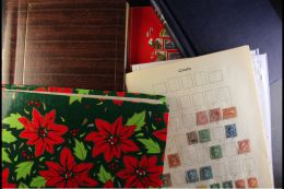 GB & COMMONWEALTH JUNKER CARTON Severn Albums Plus Loose With Mostly Used Collections Of QV To QE Stamps, Some... - Altri & Non Classificati