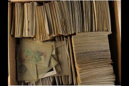 WORLD HOARD IN ENVELOPES. Late 19th Century To 1970's Mostly Used Stamps Sorted By Countries Or By Issues Into... - Other & Unclassified