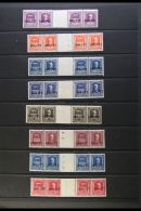 REVENUE STAMPS - ALLIED MILITARY GOVERNMENT, TRIESTE INDUSTRIAL AND COMMERCIAL TAX STAMPS Set To 100L In GUTTER... - Andere & Zonder Classificatie