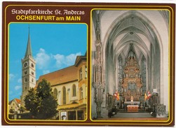 Stadtpfarrkirche St. Andreas, OCHSENFURT Am MAIN, Unused Postcard [19712] - Ochsenfurt