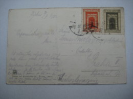 1923 , FIUME , Cartolina Postale A   Praha - Altri & Non Classificati