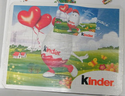 (SC93) KINDER FERRERO  MAXI PUZZLE SAN VALENTINO, KINDERINO CON PALLONCINI NUOVO SIGILLATO CON CARTINA - Rompecabezas