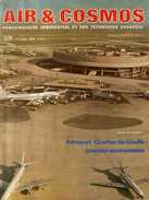 Revue AIR & COSMOS Hebdomadaire Aerospacial Et Des Techniques Avancees,n°568,15 Mars 1975, Aeroport De Gaulle - Aviation