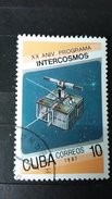 RARE 10 CORREOS CUBA 1987 SPACE PROGRAME XX INTERCOSMOS UNUSED/MIND STAMP TIMBRE - Neufs