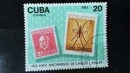 RARE 20 CORREOS CUBA 1983 50 YEARS CARLOS J. FINLAY UNUSED/MIND STAMP TIMBRE - Neufs