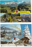 2 Ansichten: Fieberbrunn -  'Sommer & 'Winter'  -  Multiviews  - (Tirol, Österreich) - Fieberbrunn