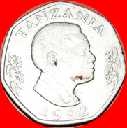 § 2 SOLD ~  ELEPHANT WITH CALF: TANZANIA ★ 20 SHILLINGS 1992! LOW START★ NO RESERVE! - Tanzanie
