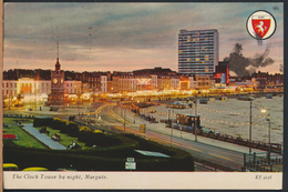 °°° 2019 - UK - MARGATE - THE CLOCK TOWER BY NIGHT - 1984 With Stamps °°° - Margate