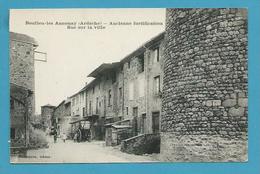 CPA Ancienne Fortification Rue Sur La Ville BOULIEU-LES-ANNONAY 07 - Altri & Non Classificati