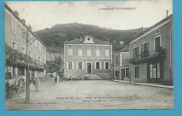 CPA 559 - Vallée De L'Eyrieux Place De La Mairie ST-SAUVEUR-DE-MONTAGUT 07 - Autres & Non Classés