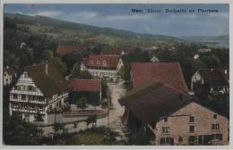 Maur (Zürich) Dorfpartie Mit Pfarrhaus - Stempel: Forch - Photo: Hch. Sattler - Dorf