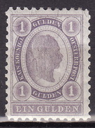 ÖSTERREICH 1891, ANK 67 MLH  1 GLD  10-1/2 - Neufs