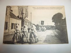 5bol - CPA N°4214 - La Procession De La Paroisse De KERLOUAN Arrivant Au Grand Pardon De N-D De - [29] - Finistère - - Kerlouan