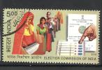 INDIA, 2010, FINE USED, Election Commission Of India,  Voting Machine, Technology, Culture, - Used Stamps