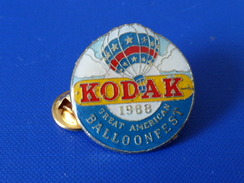 Pin´s Montgolfière Kodak Great American Balloonfest 1988 - Photo (YJ35) - Fesselballons